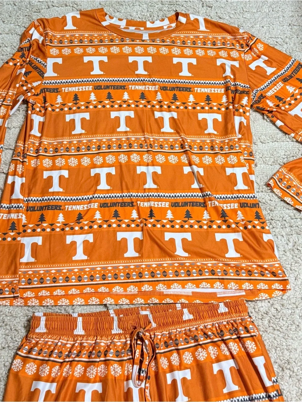 Concepts sport Tennessee Volunteers Ugly Sweater Top and Pant lounge set size XL